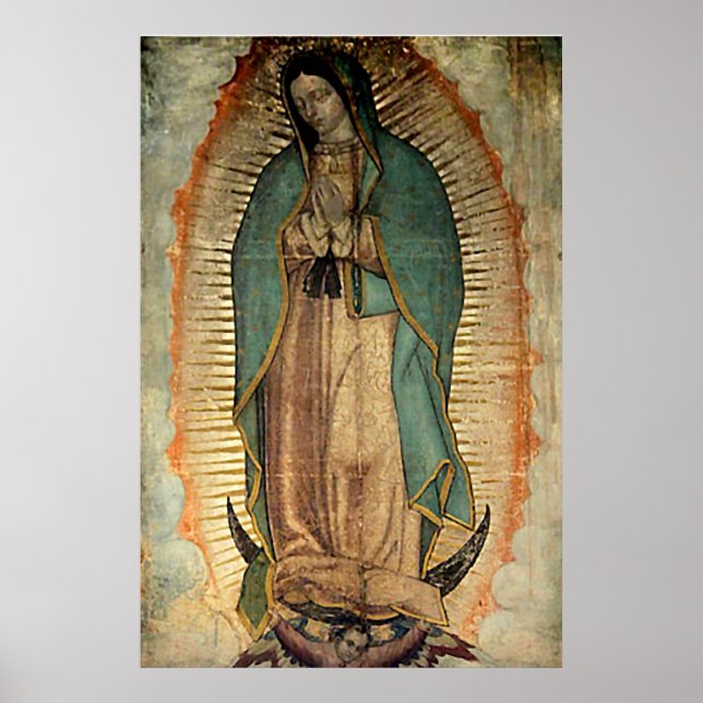 Nossa Senhora de Guadalupe Tilma Poster (Frente)
