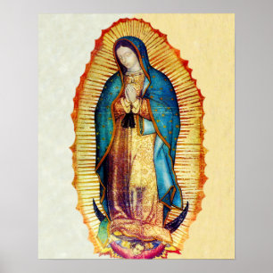 Nossa Senhora de Guadalupe Tilma Réplica A Poster