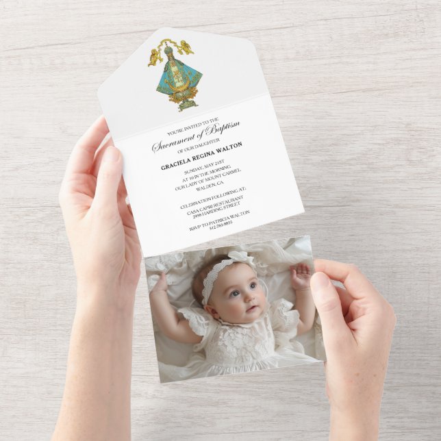 Nossa Senhora de San Juan de los Lagos Baptism (Aba destacável)