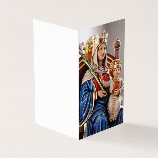 Nossa Senhora de Walsingham Foled Card (Exterior)