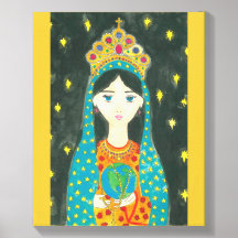 Nossa Senhora do Azulejo de Foto Canvas Universo