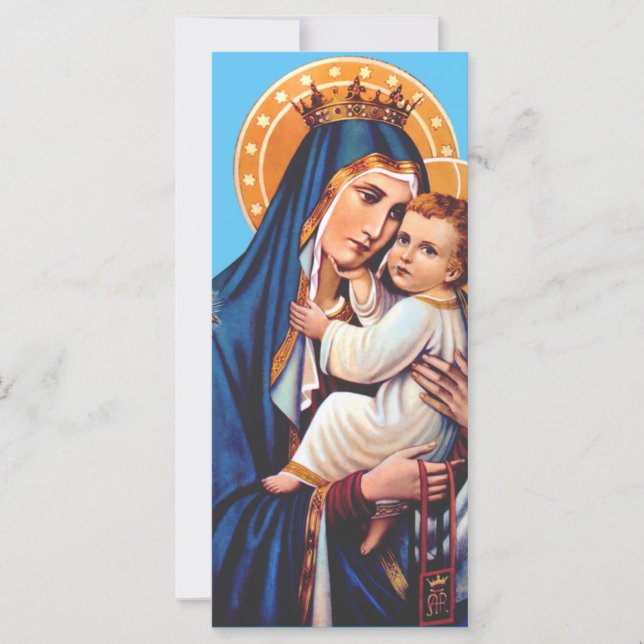Nossa Senhora do Carmo Arte Devocional (Frente)