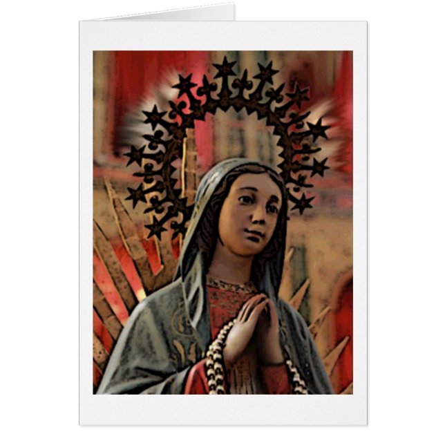 Nossa senhora do cartão vazio de Guadalupe (Frente)