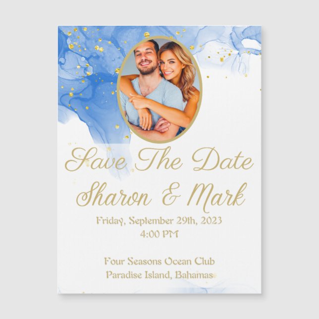 Nosso Amor É Um Infinito Magnete De Casamento (Frente)