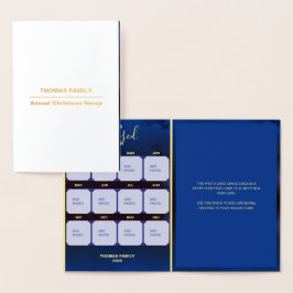 Nosso Cartão de Foto de Férias 12 Anos Abençoado