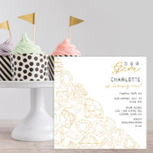 Nosso Convite de festas de primeiro aniversario Do