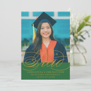 NOSSO CONVITE DE GRADUAÇÃO ELEGANTEMENTE ESCRITO  