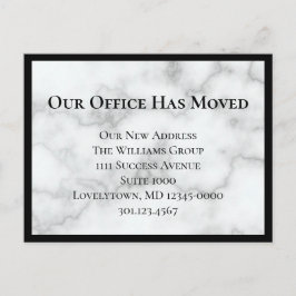 Nosso Escritório Mudou O Anúncio Faux Marble