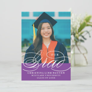 NOSSO GRAD DE ROTEIRO ELEGANTE CONVITE DE GRADUA