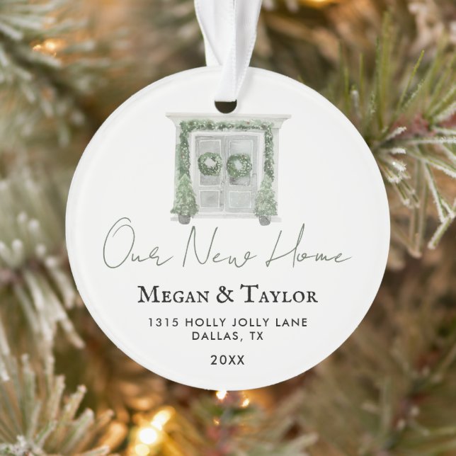 Nosso Novo Ornamento De Inverno Para Casa | Novo p (Árvore)