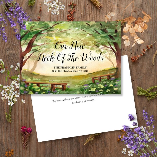 Nosso Novo Quarto de Madeira Endereço Residencial (Our New Neck Of The Woods New Home Address)