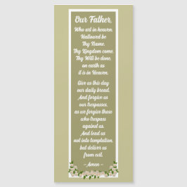 Nosso Pai Orador Matthew 6:9-13 Cartão Magnético