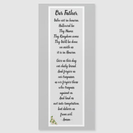 Nosso Pai Orador Matthew 6:9-13 Cartão Magnético