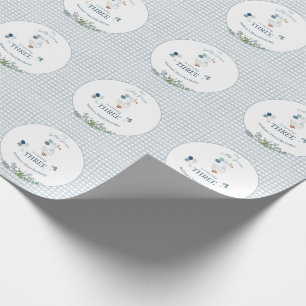 Nosso Papel de Presente de Aniversário Pato Bobo A