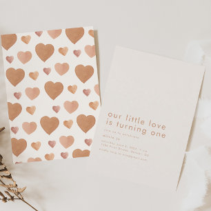 Nosso Pequeno Amor Está Transformando Um Convite D