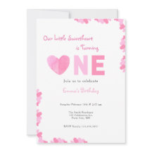 Nosso Pequeno Amor Primeiro Convite De Aniversário