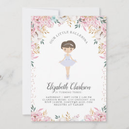 Nosso Pequeno Cartão de Aniversário Ballerina