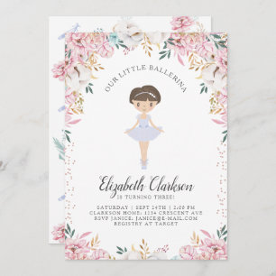 Nosso Pequeno Cartão de Aniversário Ballerina