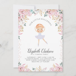 Nosso Pequeno Cartão de Aniversário Ballerina