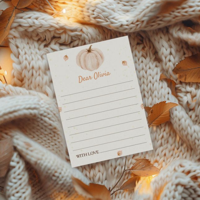 Nosso Pequeno Cartão de Aniversário de Abóbora (Criador carregado)