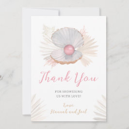 Nosso pequeno Cartões de agradecimentos plano Chá 