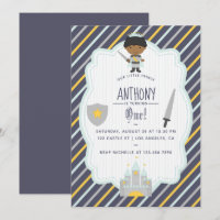 Nosso pequeno Convite de aniversário Príncipe