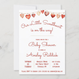 Nosso Pequeno Convite De Chá de fraldas