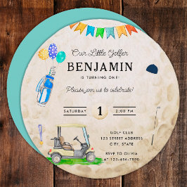 Nosso Pequeno Golfer Blue Kids Golf Ball primeiro