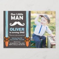 Nosso Pequeno Homem Aniversário Arco De Convite