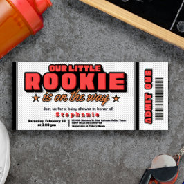 Nosso pequeno novato está a caminho - Convite para