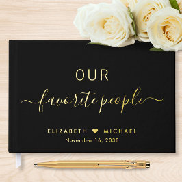 Nosso Pessoas Favoritas Casamento Preto