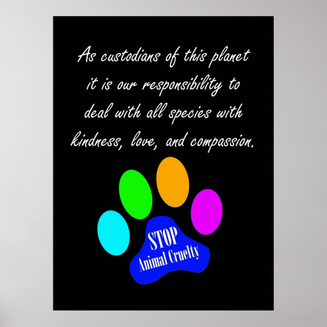 Nosso Poster de Responsabilidade (preto) (Frente)