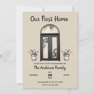 Nosso primeiro Convite de festas doméstico