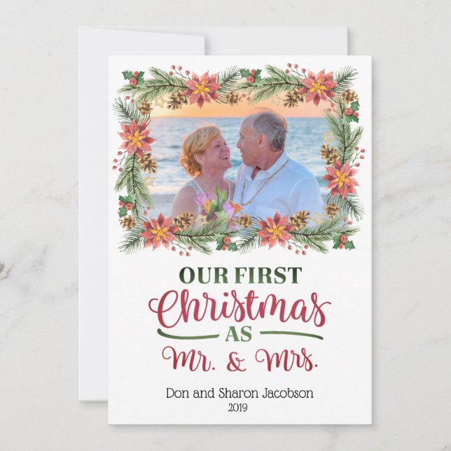 Nosso Primeiro Natal como Sr. & Sra. - Foto person (Frente)