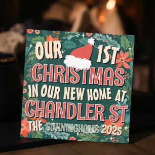 Nosso Primeiro Natal no nosso Novo Cartão de Natal