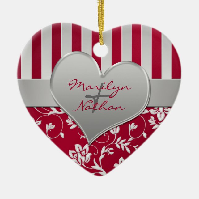 Nosso primeiro ornamento da lembrança do Natal (Frente)