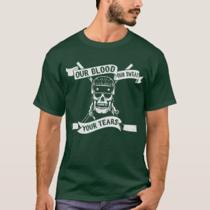 Nosso sangue, nosso suor, sua camiseta do hóquei