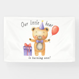 Nosso Urso Pequeno está virando um Aniversário de