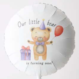 Nosso Urso Pequeno está virando um Aniversário de