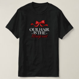 "Nossos Cabelos são o Projeto" Camiseta Laço Verme