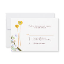 Nossos Corações Juntos RSVP de Casamento Branco