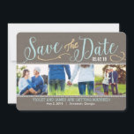 Nossos Momentos Salvem O Cartão De Data - Azul<br><div class="desc">Cartões salve a data modernos e na moda dos Designs Berry Berry Sweet. Visite nossa sala de exibição de design em WWW.BERRYBERRYSWEET.COM para mais designs de papelaria. Outras opções de cor estão disponíveis.</div>