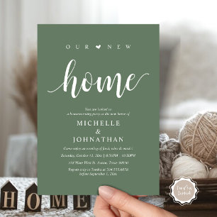 Nossos novos cartões de convite de festas caseiros