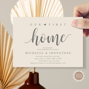 Nossos novos cartões de convite de festas caseiros