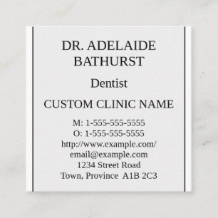 Nostalgia, Cartão de visita tradicional