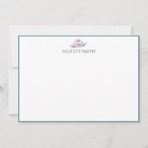 Nota Cartões Simples Elegantes Botânicos #3