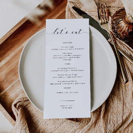 Nota de Agradecimento de Casamento Minimalista Mod