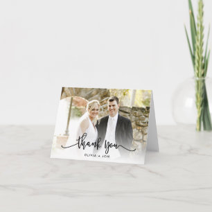 Nota de agradecimento de casamento personalizada c
