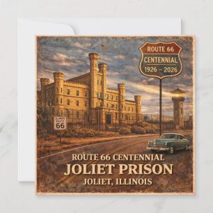 Nota de Viagem da Prisão de Joliet na Rota 66