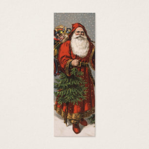 Nota do amor do papai noel do vintage ou Tag do